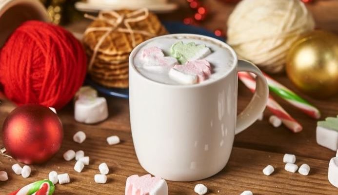 棉花糖雪人咖啡,超商, 聖誕節