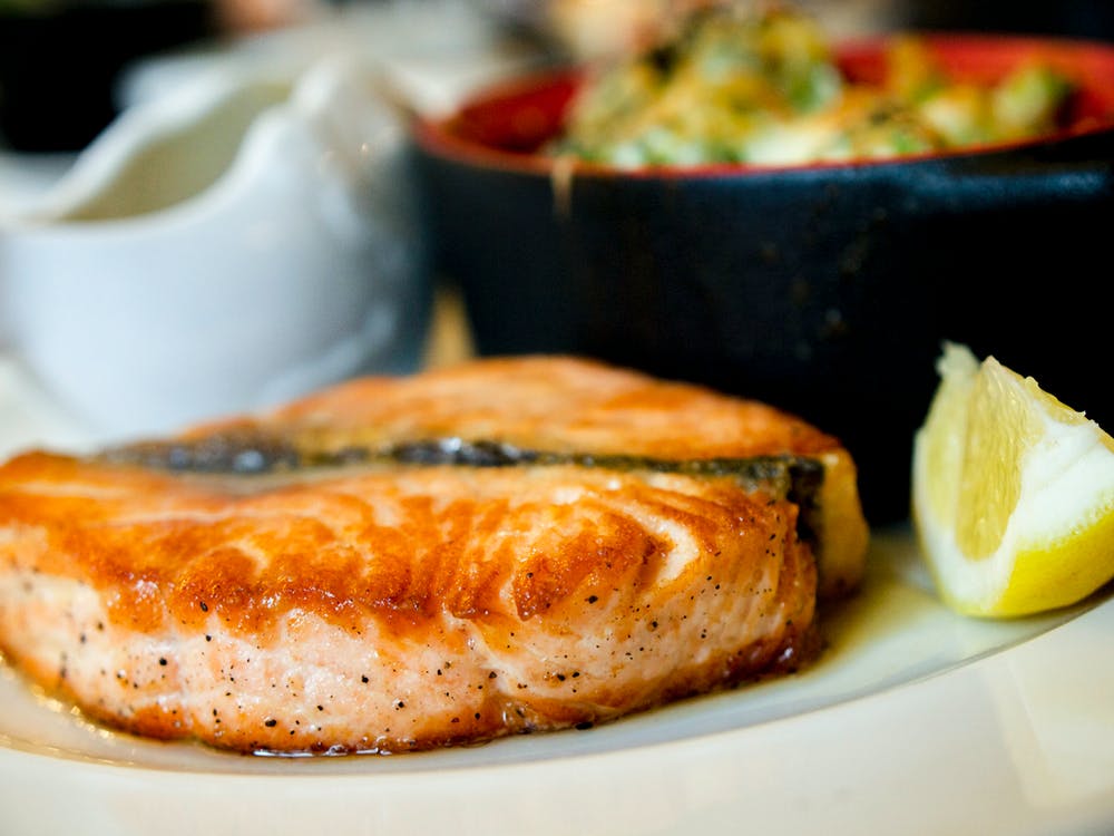 鮭魚沙拉 1
